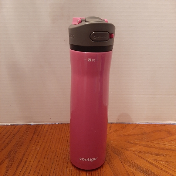 🔥Contigo Pink Stainless Steel Water Bottle 24oz capacity - Picture 1 of 2